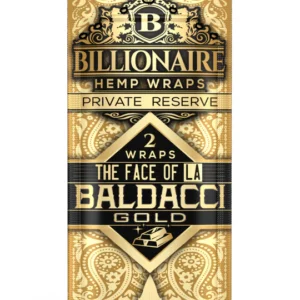 Billionaire Hemp Wraps -Baldacci Gold (Private Reserve)