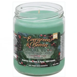 Smoke Odor Exterminator Candle Evergreen & Berries