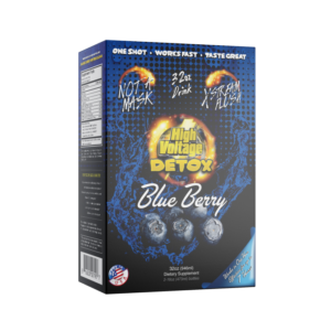 High Voltage Detox Drink 32oz Blue Berry