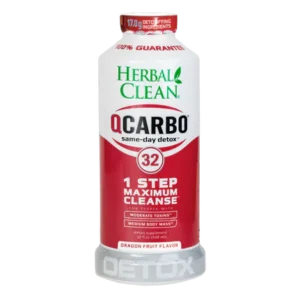 Herbal Clean QCarbo Detox 32oz Dragon Fruit