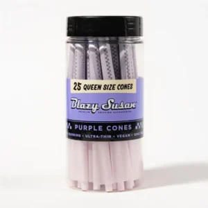 Blazy Susan Purple Pre Rolled Cones Jar Queen Size